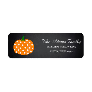 Personalized Halloween Chalkboard Little Pumpkin