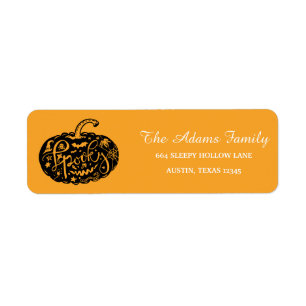 Personalized Halloween Chalkboard Little Pumpkin