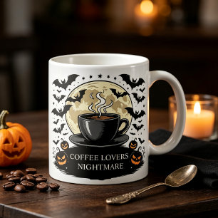 Personalized Halloween Coffee Lover Spooky Desk Mo Mug