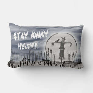 Personalized Halloween Creepy Scarecrow Cushion