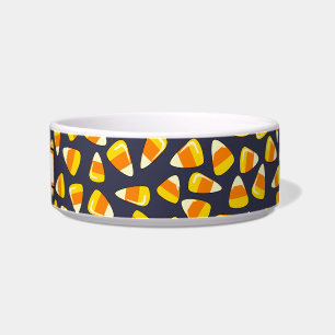 Personalized Halloween Dog or Cat Bowl Candy Corn