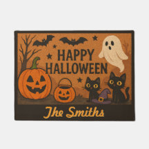 PERSONALIZED HALLOWEEN Doormat – Indoor/Outdoor