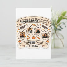 Personalized Halloween Family Name Sign | Edi