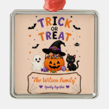 Personalized Halloween Family Name, Trick or Treat