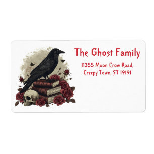 Personalized Halloween Ghosts Skull Floral