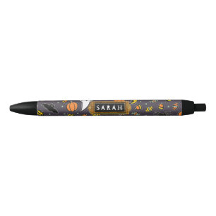 Personalized Halloween Gift Black Ink Pen
