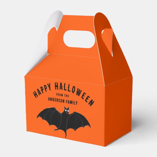 Personalized Halloween Gifts Favour Box (Back Side)