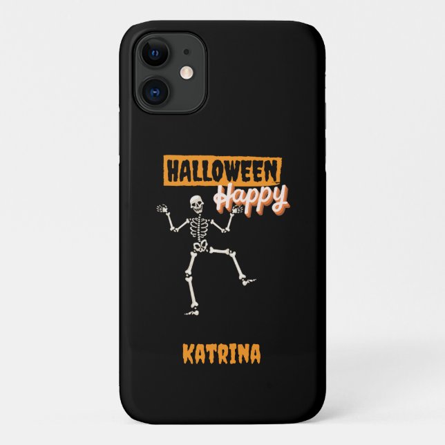 Personalized Halloween Happy Phone Case (Back)