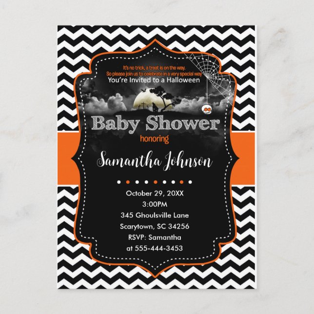 Personalized Halloween Invitation (Front)