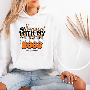 Personalized Halloween Moms– Hangin’ With My Boos Hoodie