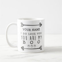 Personalized Halloween Mug - Boo