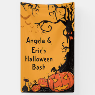 Personalized Halloween Party Banner