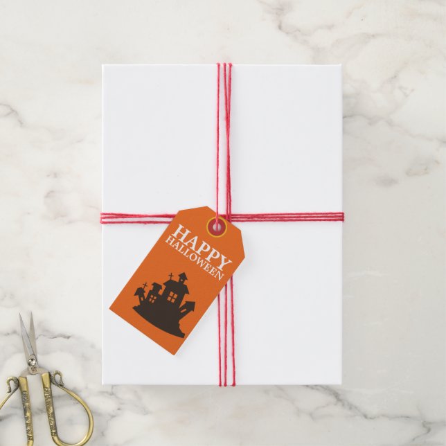 Personalized Halloween Party Favour & Gift | Tag (With Twine)