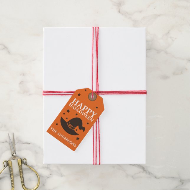 Personalized Halloween Party Favour & Gift | Tag (With Twine)