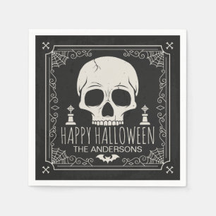 Personalized Halloween Party   Napkin
