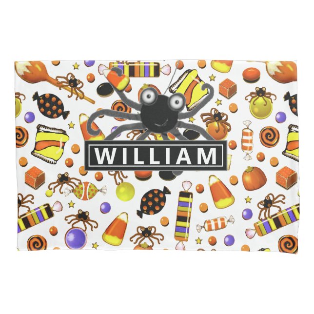 Personalized Halloween Pillowcase (Front)