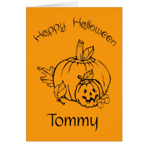 Personalized Halloween Pumpkins