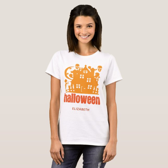 Personalized Halloween T-Shirt (Front Full)