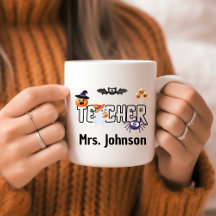 Personalized Halloween Teacher Cute Gift Funny