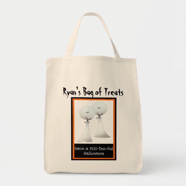Personalized  Halloween Tote Bag (Front)