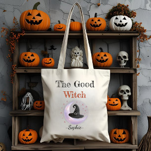Personalized Halloween Tote Bag – The Good Witch