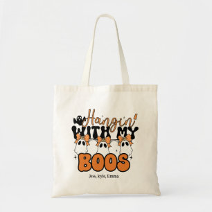 Personalized Halloween Tote – Hangin’ With My Boos Bag
