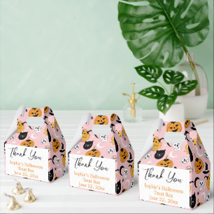 Personalized Halloween treat/favour/gift boxes