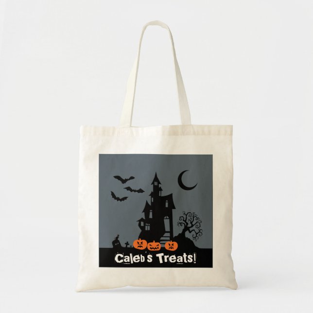 Personalized Halloween Trick or Treat Bag (Front)