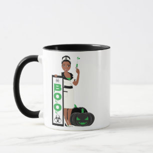 Personalized Halloween Vampire Nurse Mug