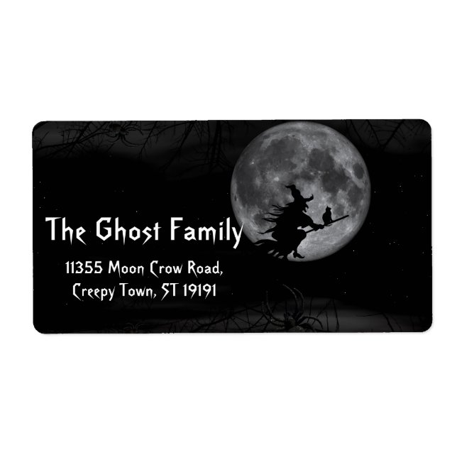 Personalized Halloween Witch  (Front)