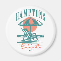personalized hamptons bachelorette  lounger 