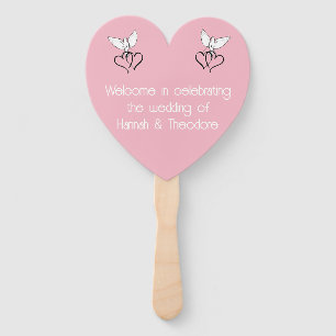 Personalized Hand Fan - Wedding Keepsake