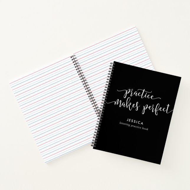 Personalized Hand Lettering Practice Book (Inside)