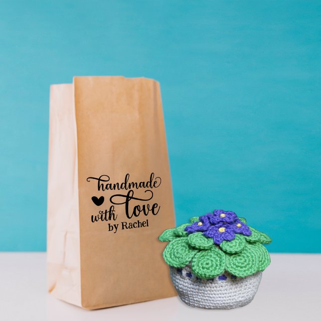 Personalized Handmade with love Rubber Stamp (Creator Uploaded)