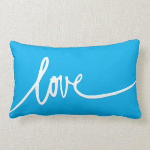Personalized Handwritten Script Love Throw Pillow