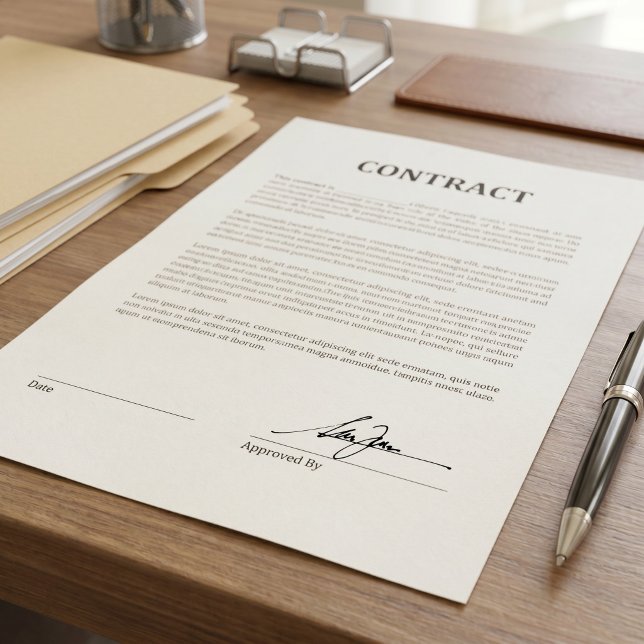 Personalized Handwritten Signature | Document Self-inking Stamp (Creator Uploaded)