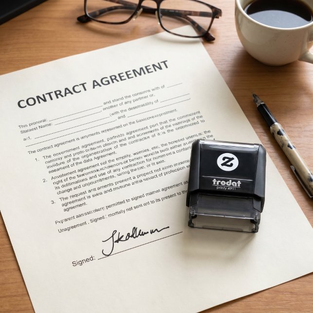 Personalized Handwritten Signature | Document Self-inking Stamp (Creator Uploaded)