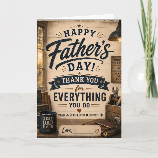 Personalized Handyman Father’s Day Card (Front)