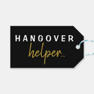Personalized Hangover Helper Bachelorette Gift Tag