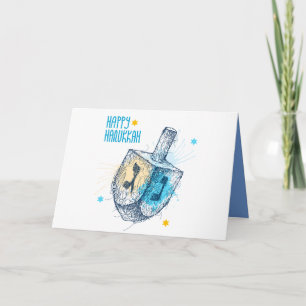 Personalized Hanukkah Greeting Cards - Judaica