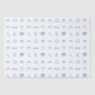 Personalized Hanukkah Preppy Sweet Tissue Paper