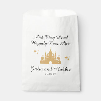 Personalized Happily Ever After Wedding Favour Bag