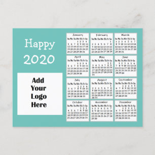 Personalized Happy 2020 New Year Personalized Postcard