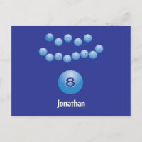 Personalized Happy 8th Birthday Bouncing Balls