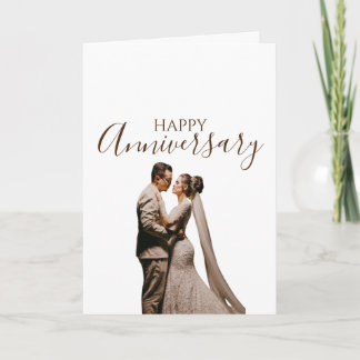 Personalized Happy Anniversary Card