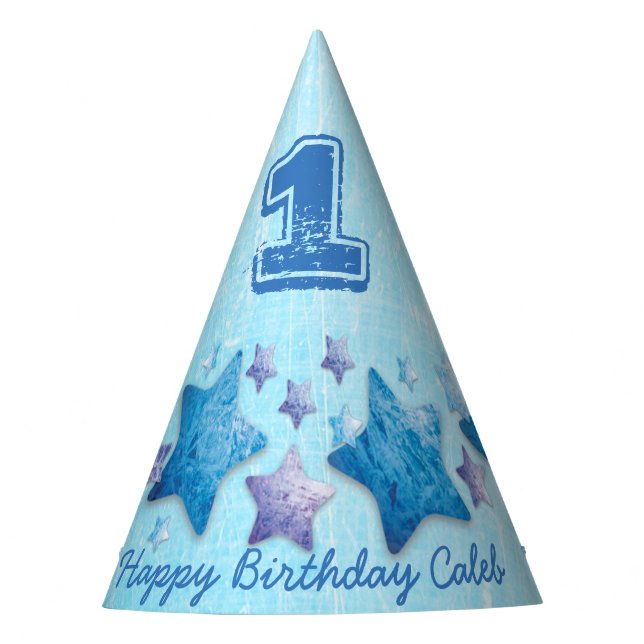 Personalized Happy Birthday (Add Name) Party Hat (Front)