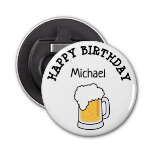 Personalized Happy Birthday  Beer Bottle Opener