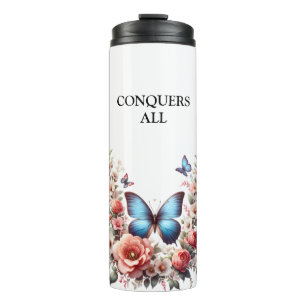 Personalized Happy Birthday Butterfly Floral-96280 Thermal Tumbler