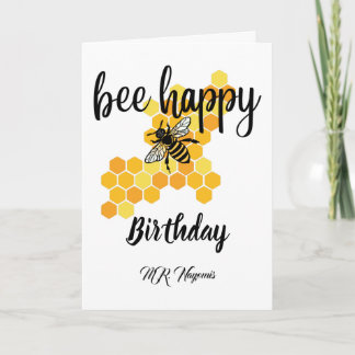 personalized happy birthday card