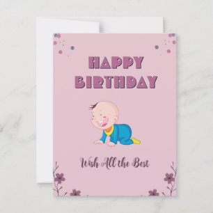 Personalized Happy Birthday Card with Photo